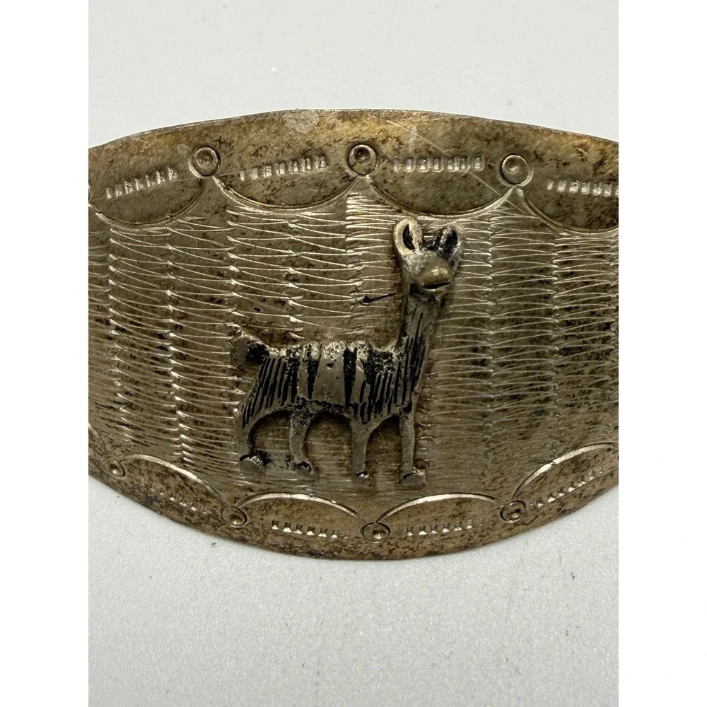 Ecuador Llama Barrette Bun Holder Vintage‎ 2.5